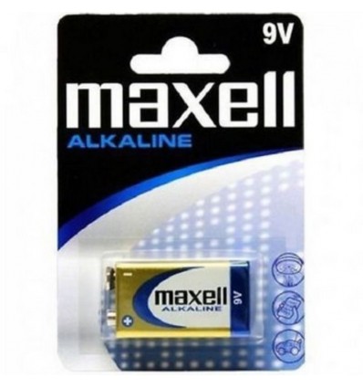 Pila alcalina 6F22 - 9V Maxell