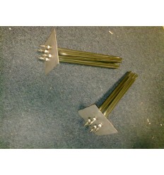 Resistencia L290 mm. 6000W con chapa s/muestra