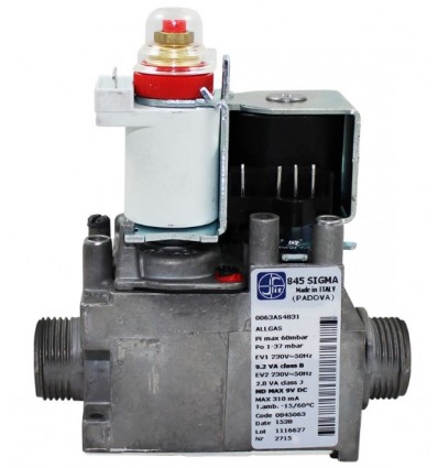 Valvula de gas Sigma 845063 Immergas Roca