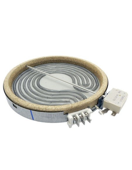 Placa vitroceramica 2000W 230V 200 mm. 3 circuitos